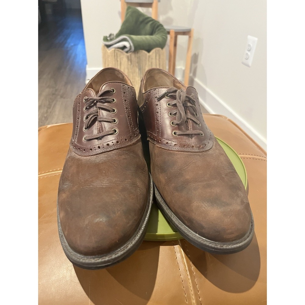 Johnston & Murphy XC4 Waterproof Saddle Shoes Mens 11M Brown Leather 20-1632
